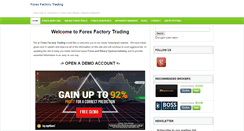 Desktop Screenshot of forex-factory-trading.com